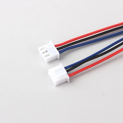 100PCS XH2.54 Female Connector Terminal Cable 100mm 200mm 30mm 2.54 JST Wire Connector 2/3/4/5/6Pin  Single Head Wire 26AWG