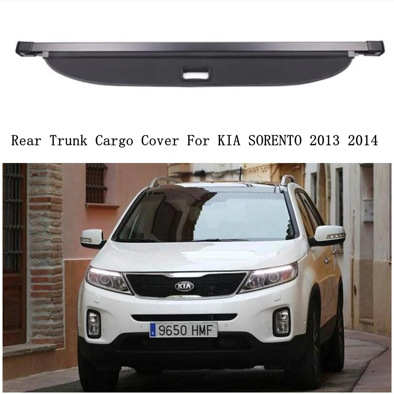 

For KIA SORENTO 2013 2014 Rear Trunk Cargo Cover Privacy Screen Security Shield Shade High Quality Auto Accessories