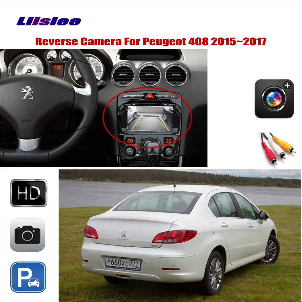 Original Display Car Reversing Image Camera For Peugeot 408 2015-2019 Factory Screen HD CCD CAM