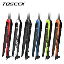 TOSEEK Carbon Fork 29 Straight Tube Bike Fork 560g Hard Carbon Mtb Fork 29 Front Fork For Bicycle