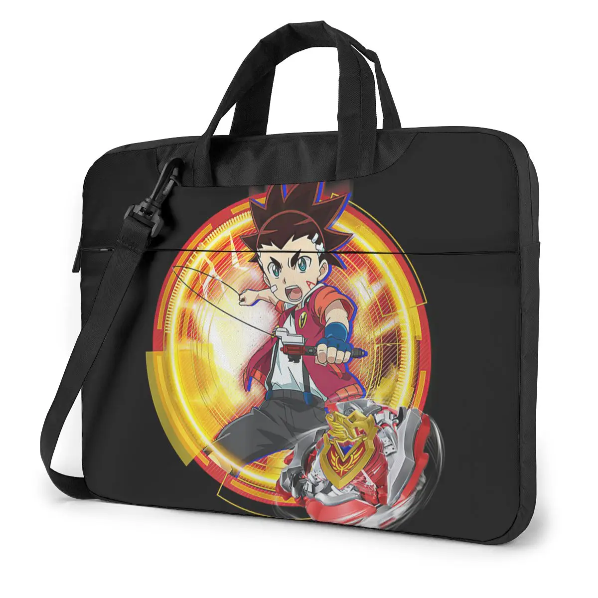 

Beyblade Burst Turbo Aiger Laptop Bag Case Protective Vintage Computer Bag Bicycle Crossbody Laptop Pouch