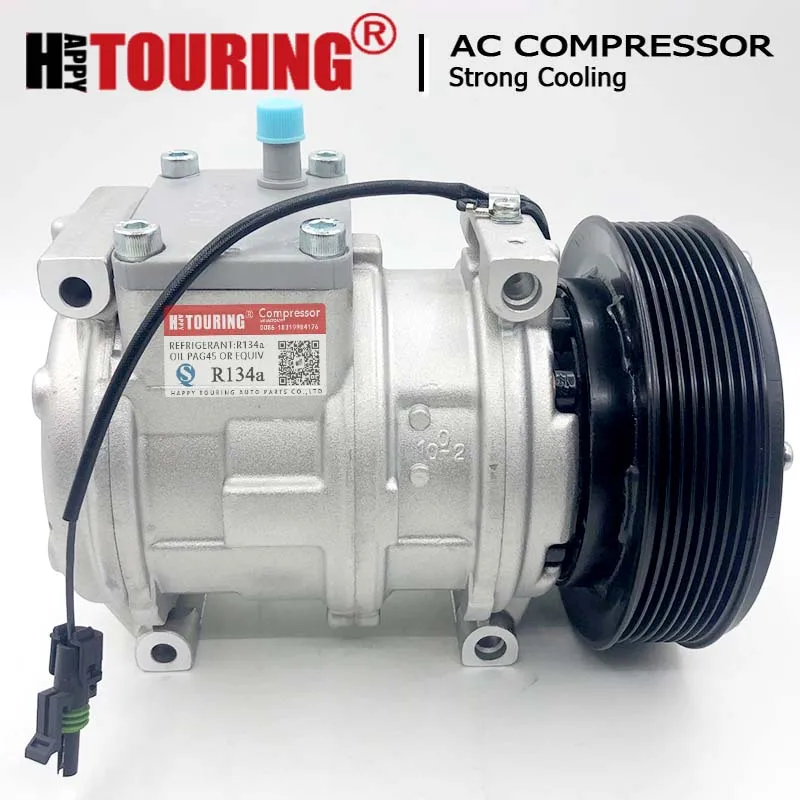 AC Compressor fits for JOHN DEERE 7000/8000 SERIES 10PA17 447200-4930 447170-9490 4472004930 4471002381 4471002388 4472003084