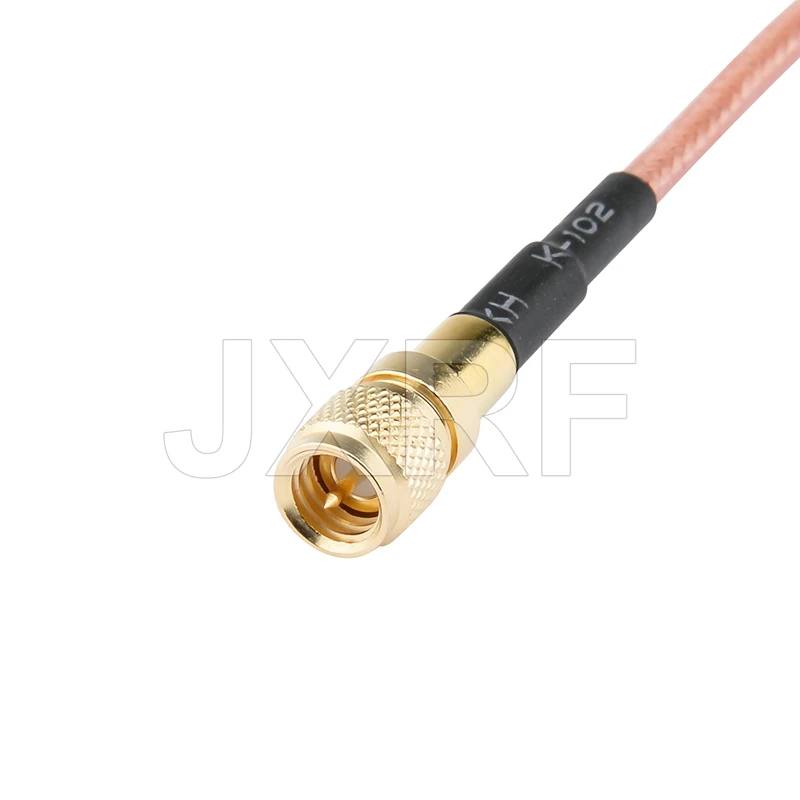 JXRF Microdot Compatible Connectors male 10-32UNF M5 to 10-32UNF super low-noise cable