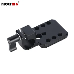 Niceyrig 15mm Single Rod Calmp with Cold Shoe Mount Plate