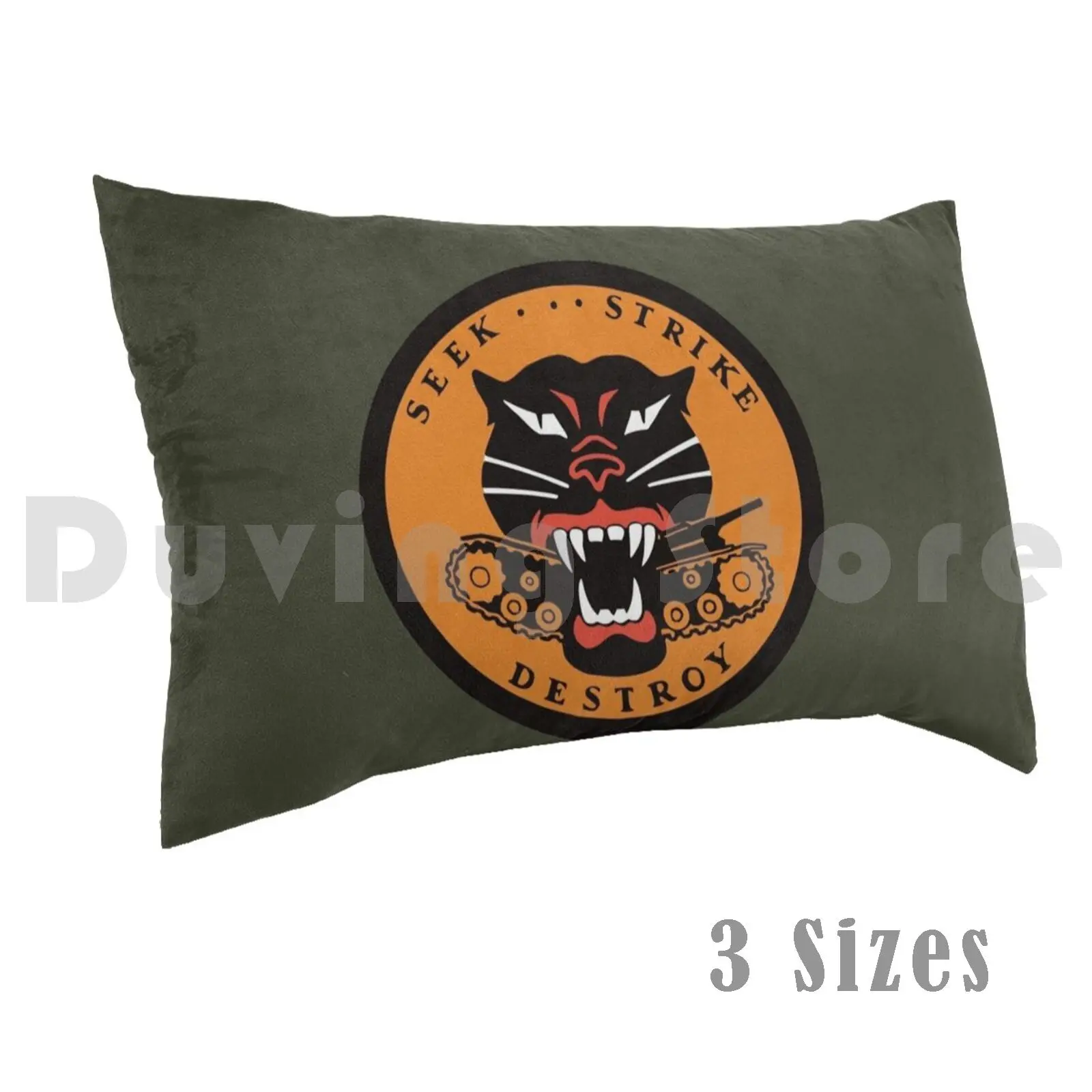 

Tank Destroyer Panther Hellcat Patch Pillow Case Printed 50x75 Tank Destroyer Tank Ww2 World War 2 M10 Army