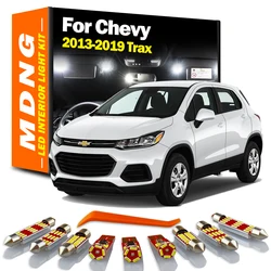MDNG 13Pcs Canbus LED Interior Light Kit For Chevrolet Chevy Trax 2013 2014 2015 2016-2019 Map Dome Trunk Lamp Car Accessories