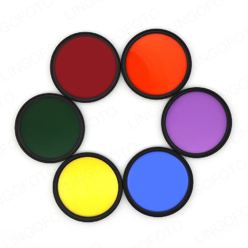Filtro de lente de cámara 6 en 1 a todo Color para fotógrafo principiante