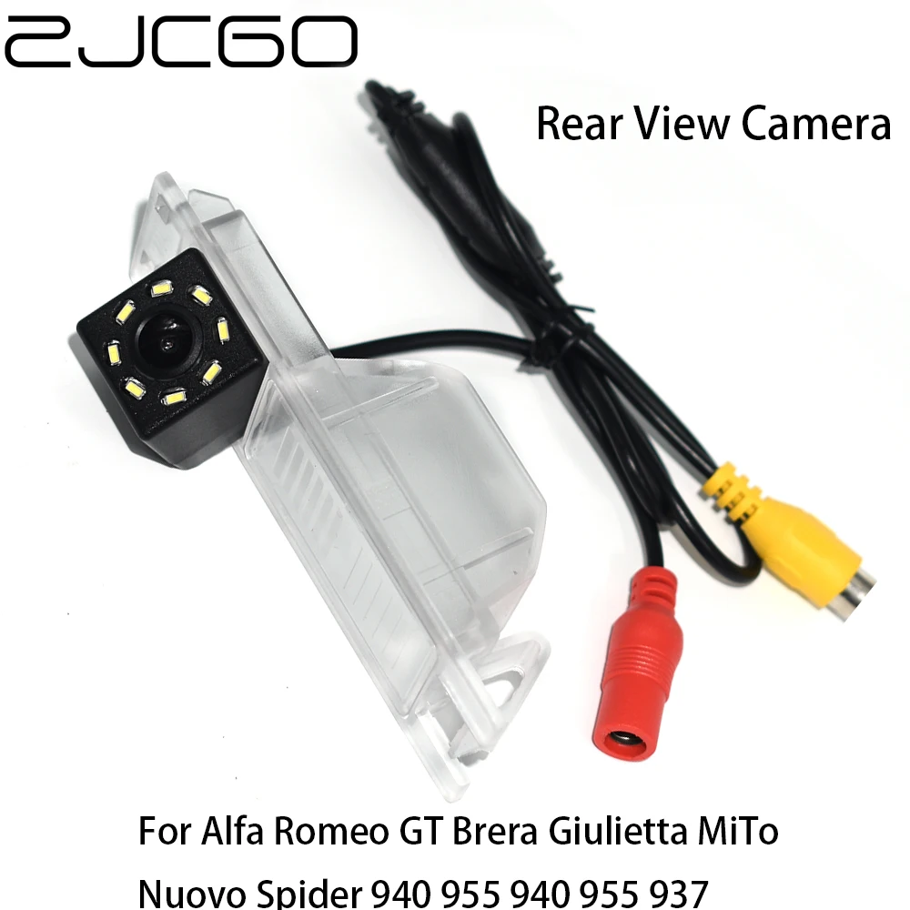 ZJCGO CCD Car Rear View Reverse Back Up Parking Camera for Alfa Romeo GT Brera Giulietta MiTo Nuovo Spider 940 955 940 955 937