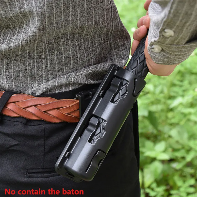 360 Degree Rotation Retractable Baton Case Holster Universal  Extensible Baton Holder Self Defense EDC Outdoor Survial Tool