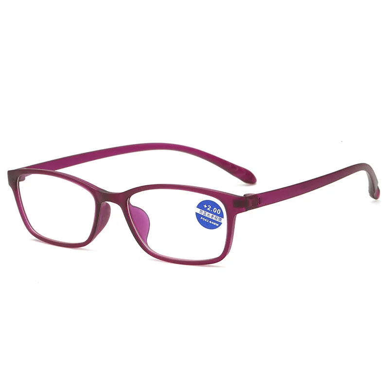 new women's anti blue light fashion senior presbyopia resin HD