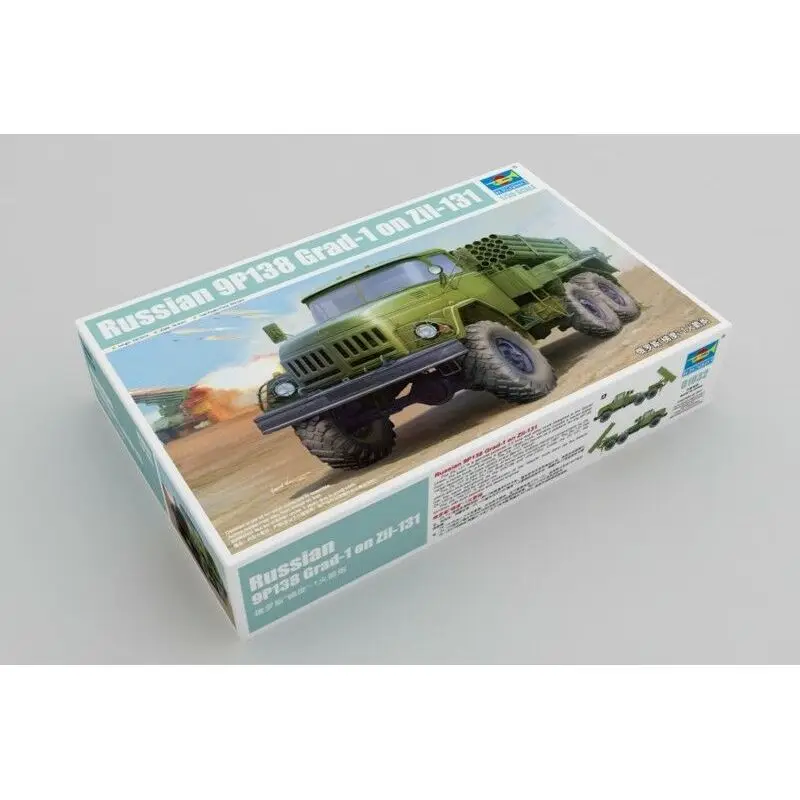 Trumpeter 01032 1/35 Russian 9P138 Grad-1 on Zil-131 - Scale Model Kit