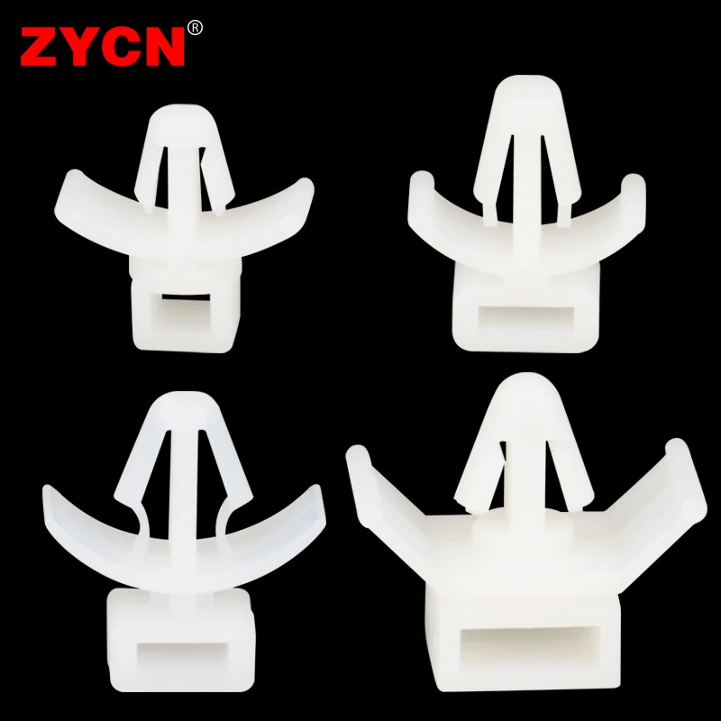 100PCS Plastic Isolation Column Cable Ties Holder Substrate Nylon66 Arrangement Line PCB Rivets Interval Bolt Type Fixe Seat