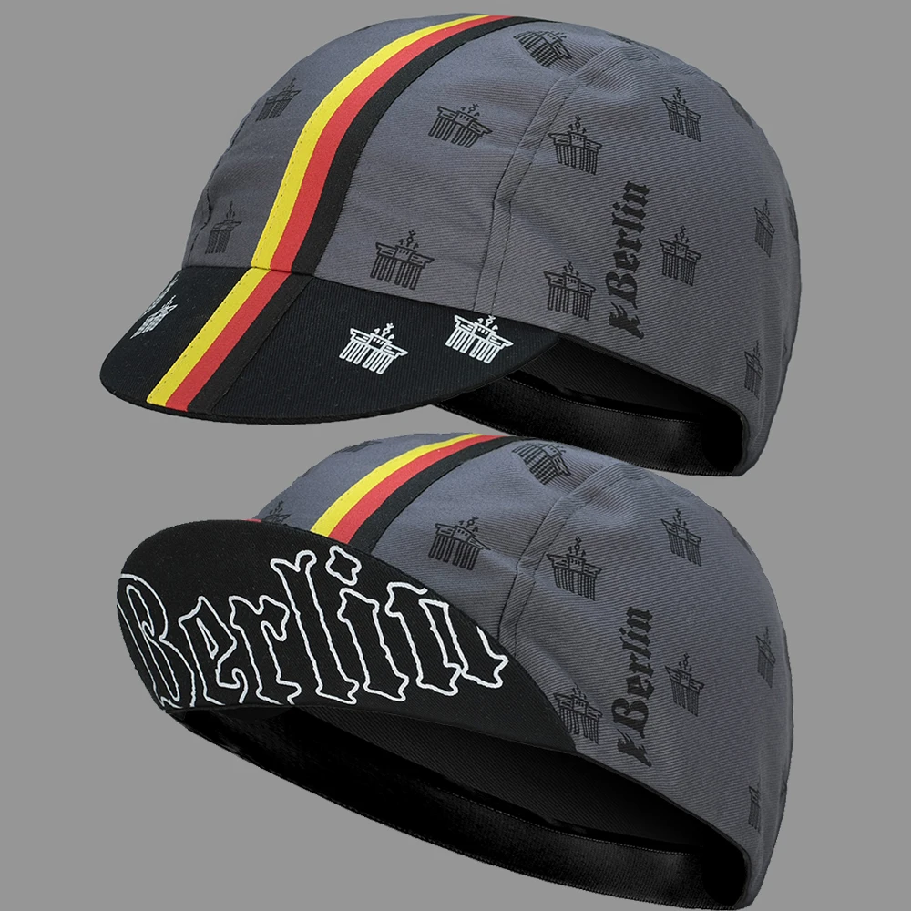 Germany Berlin New Classical Cycling Caps OSCROLLING Gorra Ciclismo Unisex