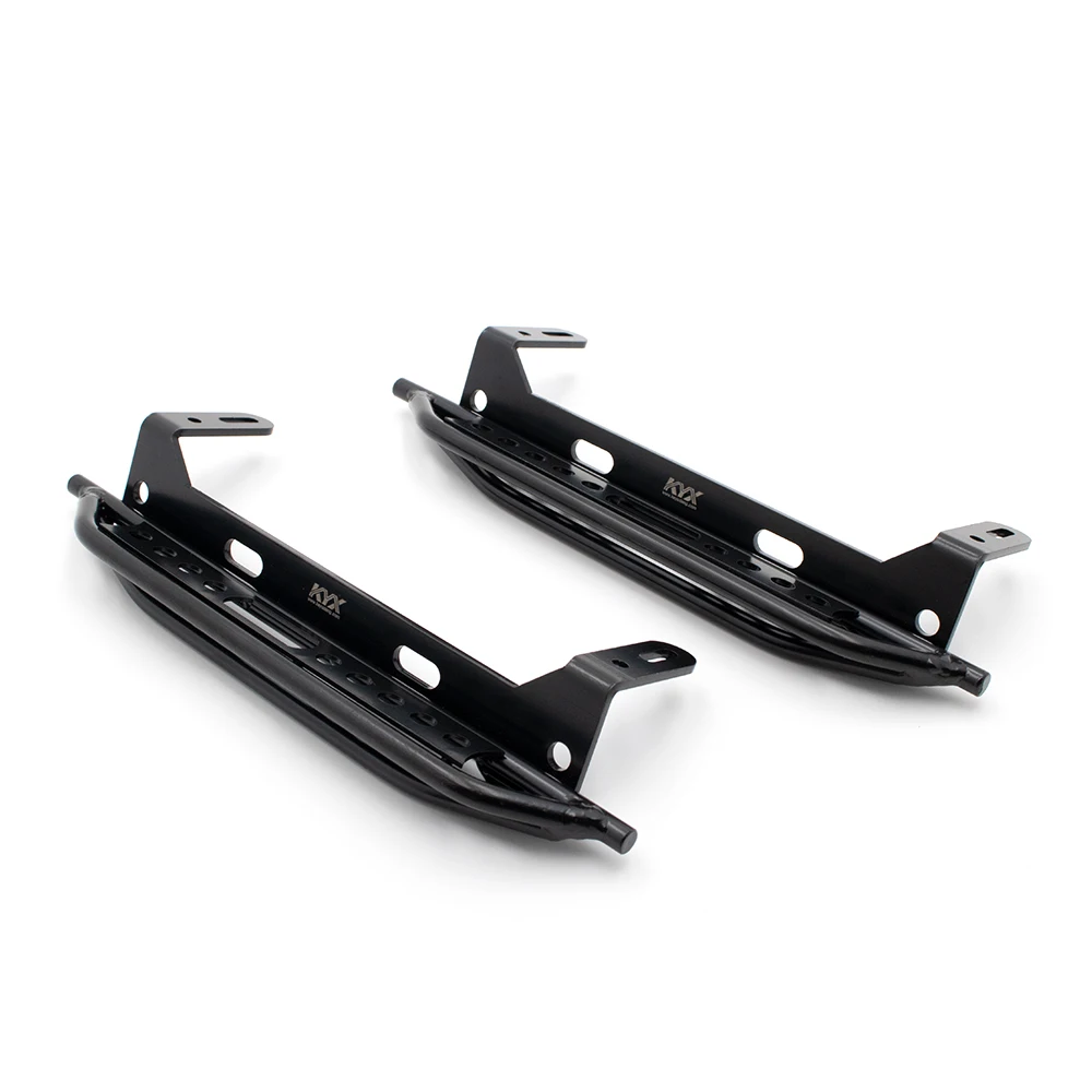 KYX Racing Metal Side Step Running Boards Foot-Plate for 1/10 RC Crawler Car Traxxas TRX-4 TRX4 Upgrades