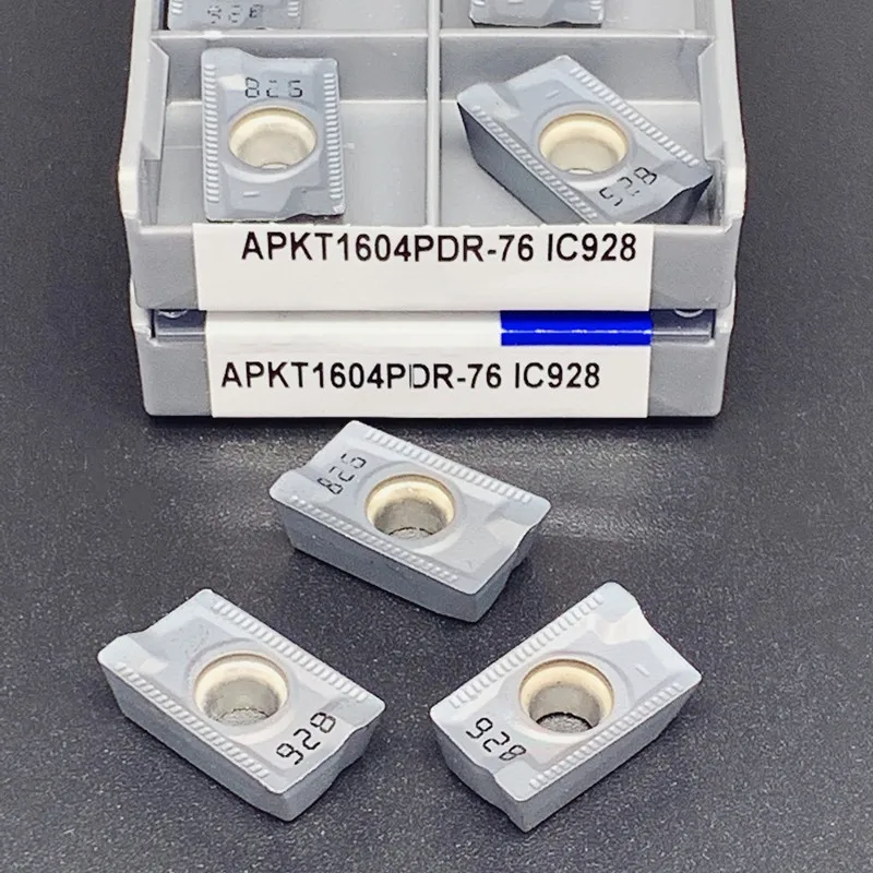 10PCS APKT1604PDR-76 IC928เครื่องกลึง CNC มิลลิ่งแทรกเครื่องมือสำหรับเหล็กสแตนเลส