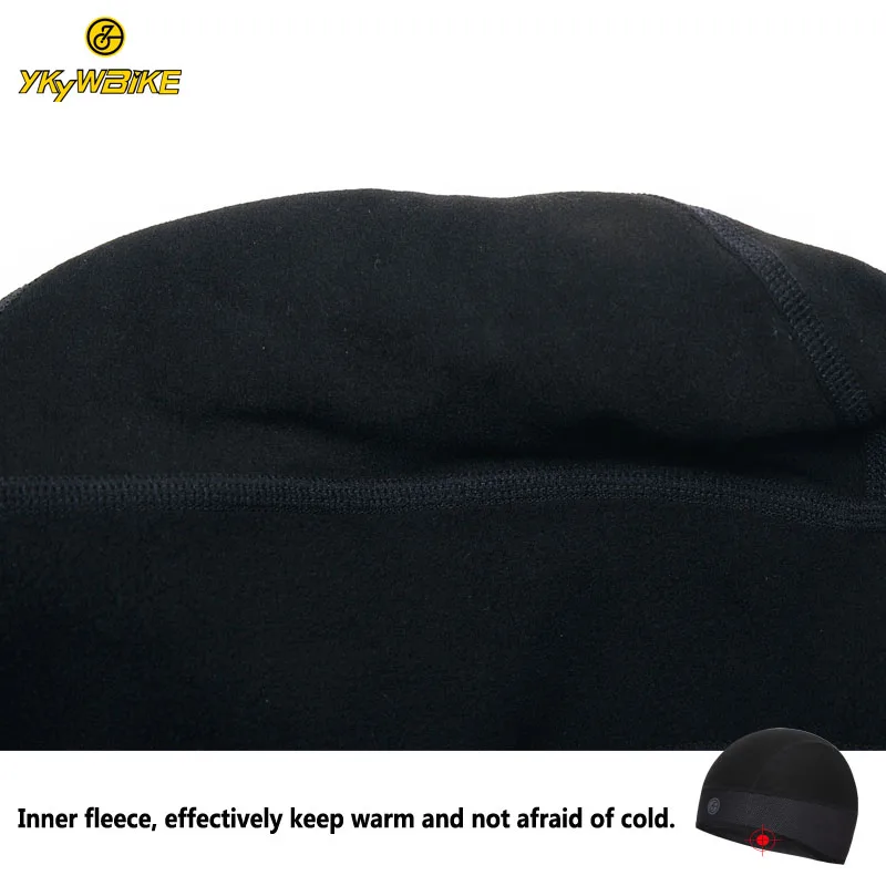 YKYWBIKE Fleece Cycling Caps Bike Hats Winter Thermal Bicycle Cap Snow Road Bicycle Hats Sports Warm