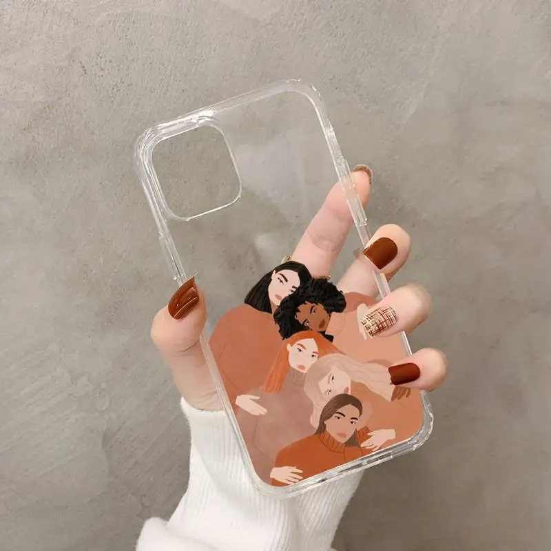 Feminist Feminism Aesthetics Girl Power Phone Case for iPhone 11 12 13 mini pro XS MAX 8 7 6 6S Plus X 5S SE 2020 XR case