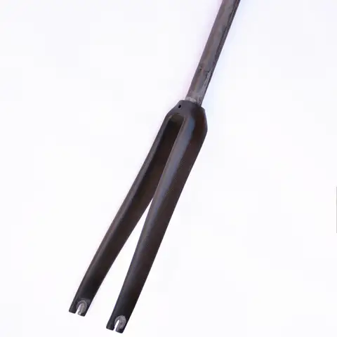 그레이 카본 포크 700c 자전거 포크 28.6mm 레이싱 매트 3K 100MM 오프닝 V 브레이크 프론트 포크, 도로 자전거, 고정 기어 자전거