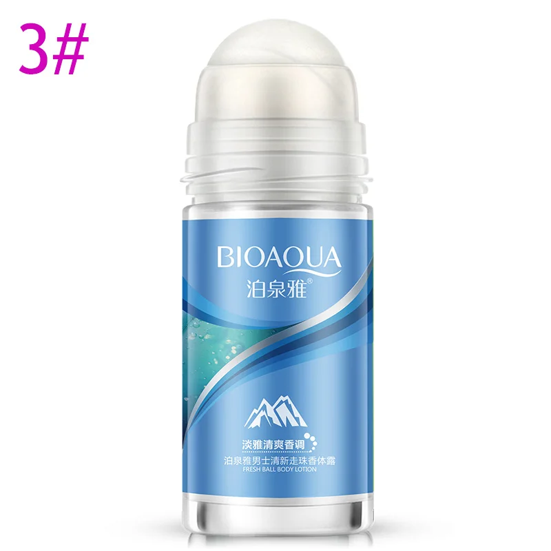 

New Hot BIOAQUA Ball Body Lotion Antiperspirants Underarm Deodorant Roll on Bottle Women Fragrance Men Smooth Dry Perfumes SMR88