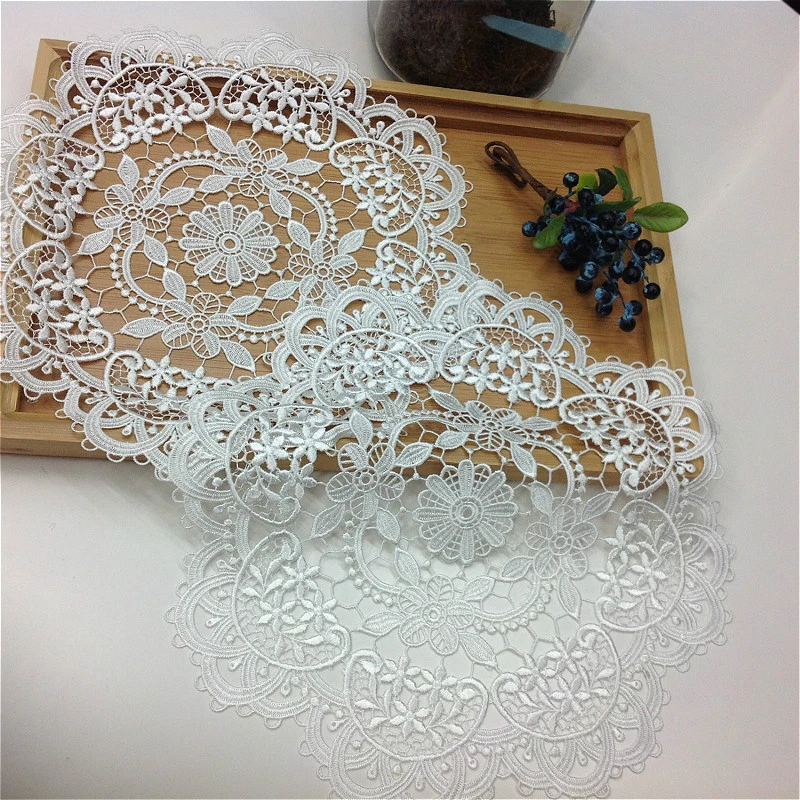 Pastoral Classical Milk Shreds Crochet Exquisite Placemat Bedroom Coaster Fruit Dessert Cup Table Mat Sofa Armrest Cover Cloth