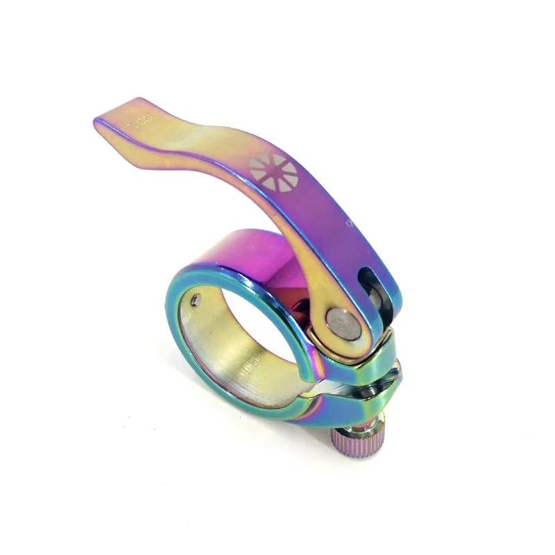 SP8 BY412 41mm Aluminum Frame Seatpost Clamps Titanium-plating Color Folding Bike Seat Tube Clamp