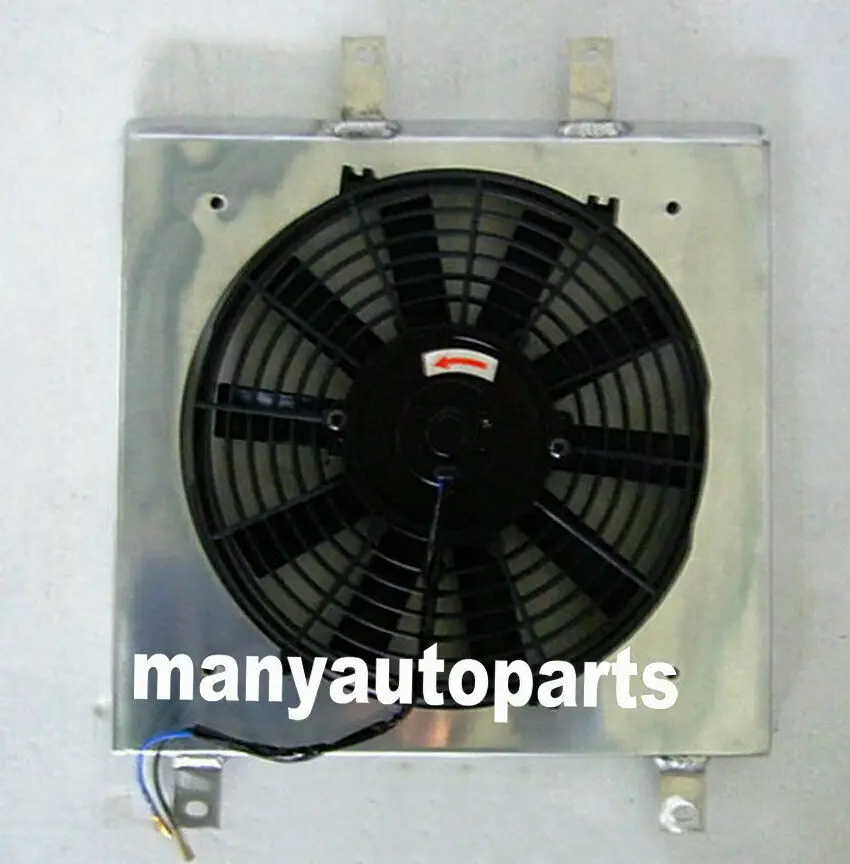 

Алюминиевый радиатор кожух + вентилятор для Honda Civic EK EG D15 D16 B16 B18 1992-2000