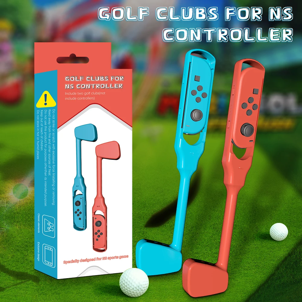 Mando a distancia para Nintendo Switch, 2 uds., rojo, azul, desmontable, para juegos de Golf
