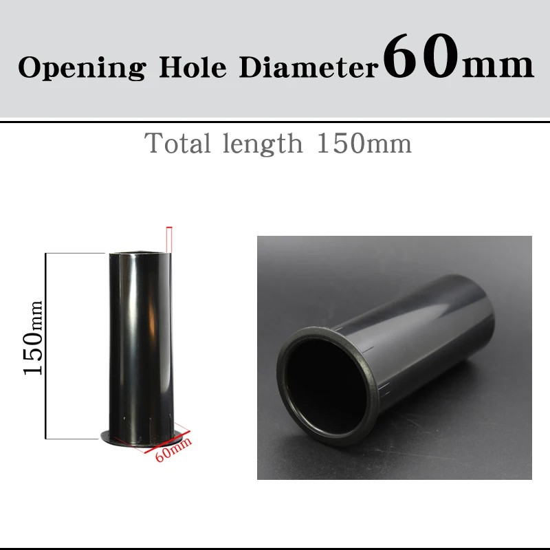 HIFIDIY لايف المتكلم دليل أنبوب 2 3 4 5 6.5 8 بوصة باس مضخم الصوت مكبر الصوت مقلوب أنبوب ميناء مساعد ABS ثقب مفتوح 18 ~ 60 مللي متر