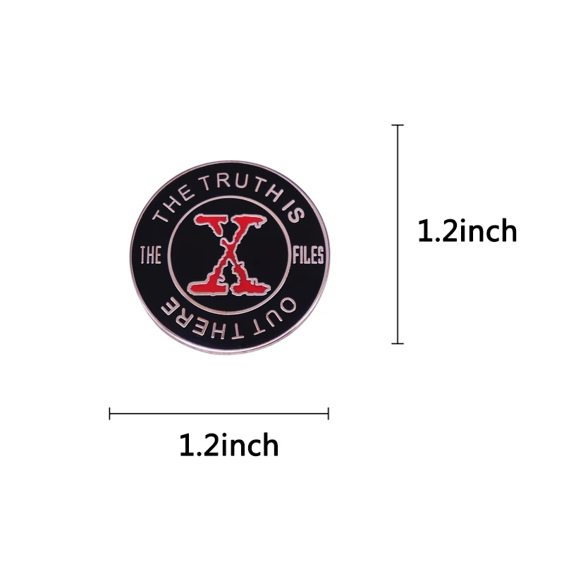 The Truth is Out There X files enamel pin badge