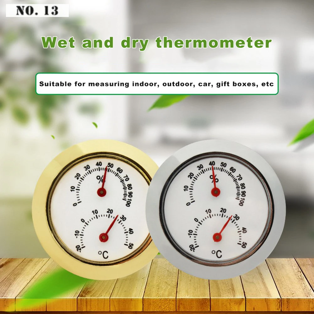 Wall Mounted Barometer Household Thermometer Hygrometer Weather Station Function Hanging Thermometer