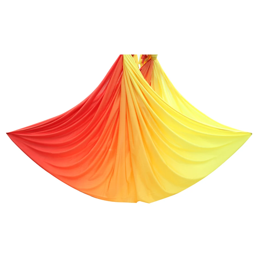 Prior Fitness 10 Meters Yoga Hammock Aerial Silks Fabric Ombre Anti Gravity Yoga Accessories Aerial Swing Traction Device Fitnes