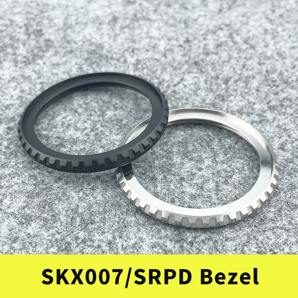 SKX007/SRPD LX Line Style Bezel Matte Black 316L Stainless Steel