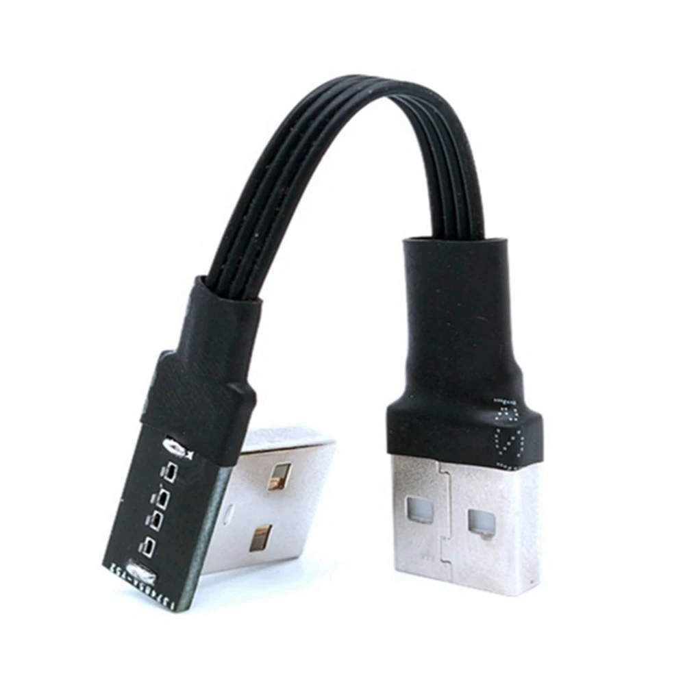 Dual doppel Ellenbogen winkel USB 2,0 Typ A typ-eine 90 Grad Right angle Daten Kabel für Festplatte computer