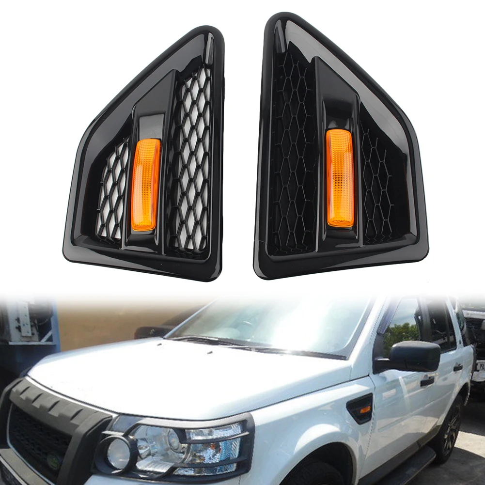 

ABS Car Door Side Grille Vent Mesh Grill For Land Rover Freelander2 LR2 2006 2007 2008 2009 2010 2011 2012 2013 2014 2015 2016