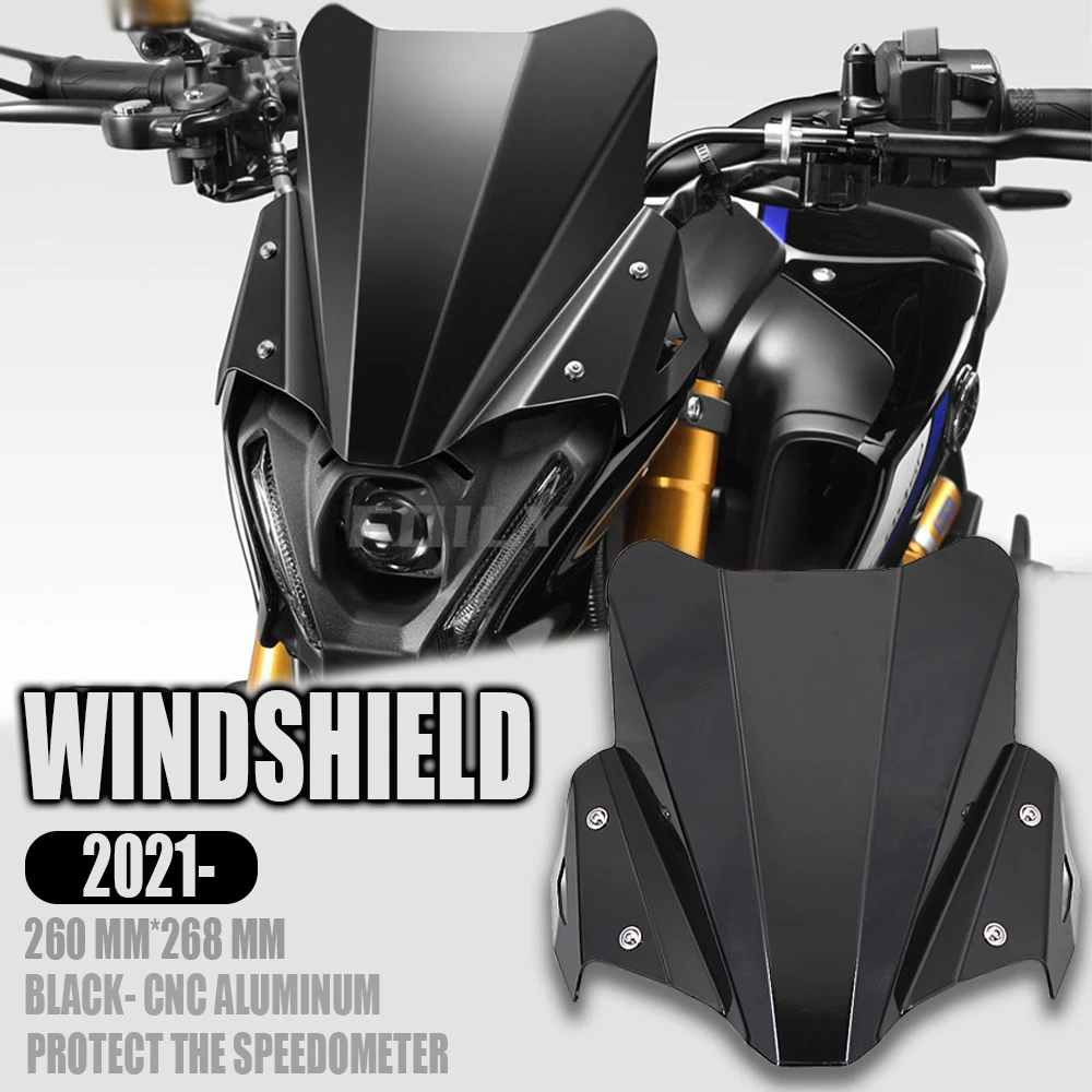 

Suitable For Yamaha MT09 MT 09 MT-09 mt09 Brand New Motorcycle Accessories Sports Travel Windshield Fairing Wind Deflector 2021-