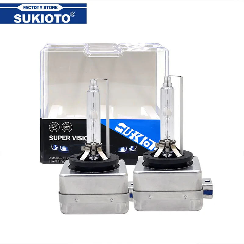 

Ксеноновая лампа SUKIOTO D8S 35 Вт HID для автомобильных фар, 2 шт., OEM, D8S 4300K 5000K 6000K 8000K 55W D8S, Ксеноновые стандартные лампы для автомобильных фар