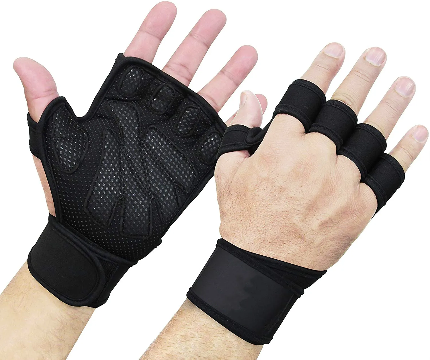 Sports Cross Training Gloves Wrist Support Weightlifting & Fitness-Silicone No Calluses-Suits Men & Women-Weight Lifting Gloves