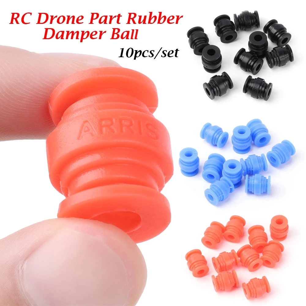 10Pcs Anti Vibration Rubber Damper Balls For F4 F7 Flight Controller Quadcopter Silicone Mount Shock Balls Drone  Camera Gimbal