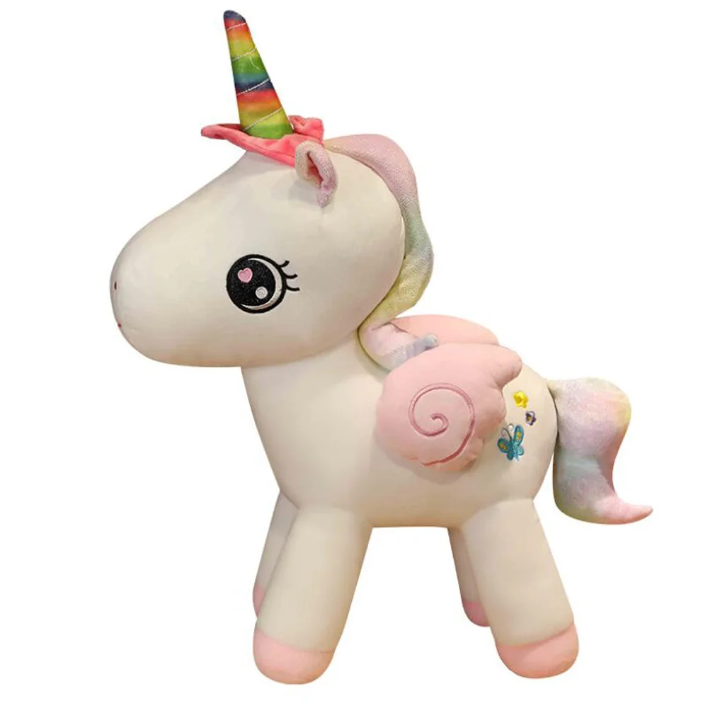 Angelo unicorno figurina ragazza cavallo cuscino regalo di compleanno bambini peluche farcito