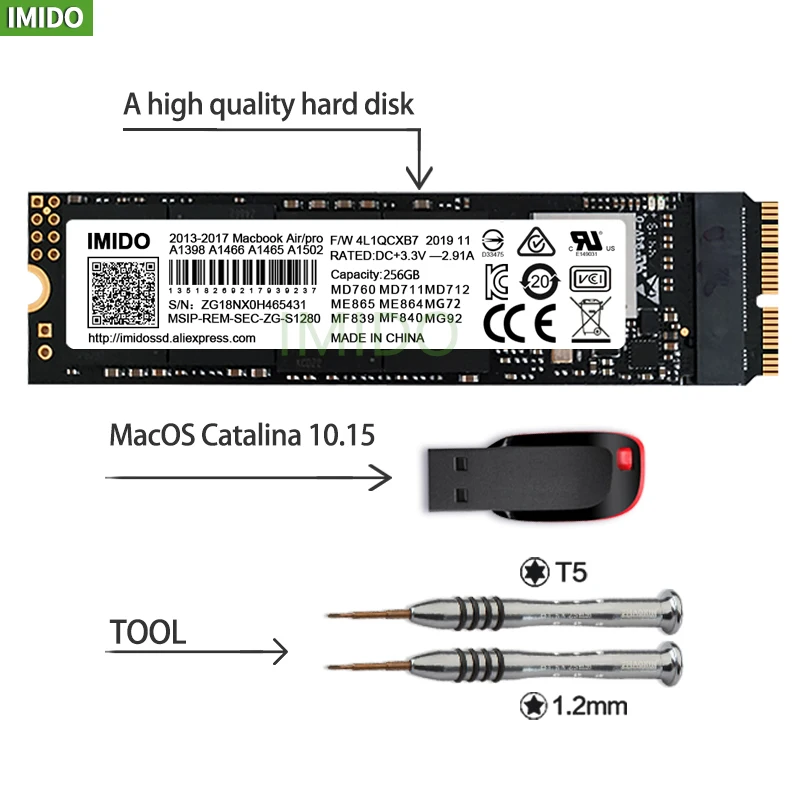 1tb SSD For Macbook Pro 2015 Compatible With Macbook Pro A1465 A1466/Mac Air/Mac Air SSD(2013-2015) A1502 Portable SSD For Apple