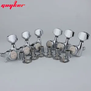 Guyker Electric Guitar Machine, Chrome Locking Tuners, Metal Lock, Tuning PEGS , Optional Local Shipping from Brazil 8 Main Sales Tarraxa Guitar - №1