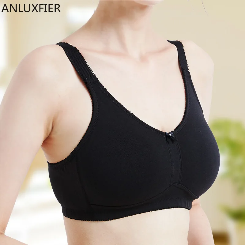 

X104 New Artificial Breast Bras Adult Summer Cotton Thin Underwear Postoperative Artificial Breast Beauty Back Large Size Bra