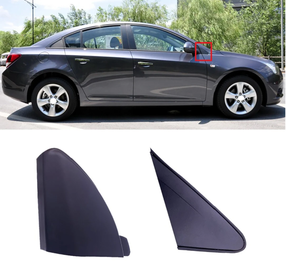 Lofty Richy For Chevrolet Cruze 2009-2014 Side Rear View Mirror Window Triangle Cover Trim Corner Triangle Molding Window Bezel