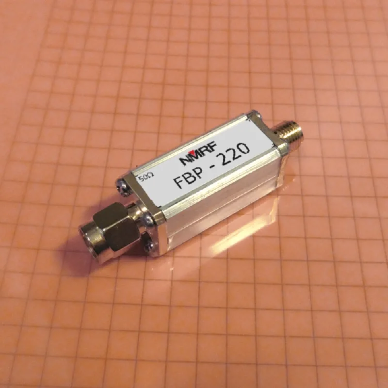 220MHz special frequency band LC band pass filter, 1DB bandwidth 20MHz, SMA interface