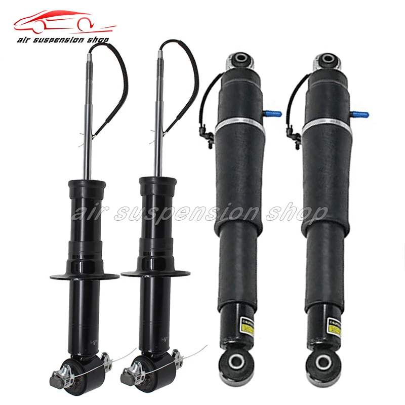 

4pcs Front + Rear Air Suspension Shock Absorber Shock Strut For Cadillac Escalade Yukon 15-19 2015-2019 84176631 84176675