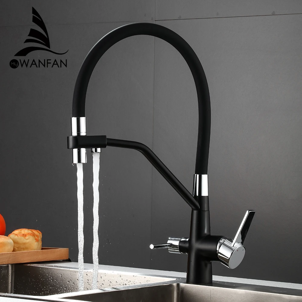 Filter Kitchen Faucets Deck Mounted Mixer Tap 360 Rotation with Water Purification Features Mixer Tap Crane For Kitchen 866099