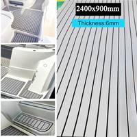 2400MMx900MMx6MM Self-Adhesive Foam Yacht Synthetic Teak Deck Faux Teak Boat Deck Mat Decking Boat EVA Foam Floor Mat For Boat