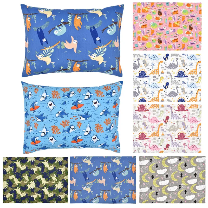 1pc Baby Pillowcase Cotton Breathable Toddler Kids Pillow Cover Fits for 13x18in 14x19in 12x16in Pillow Baby Bedding Pillow Case