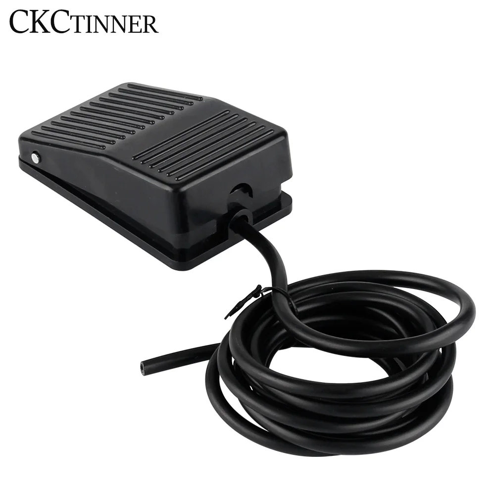 1pcs Plastic Electric Foot Pedal Switch SPDT on off 1NO 1NC Nonslip Metal Momentary Foot Power switch AC250V 10A
