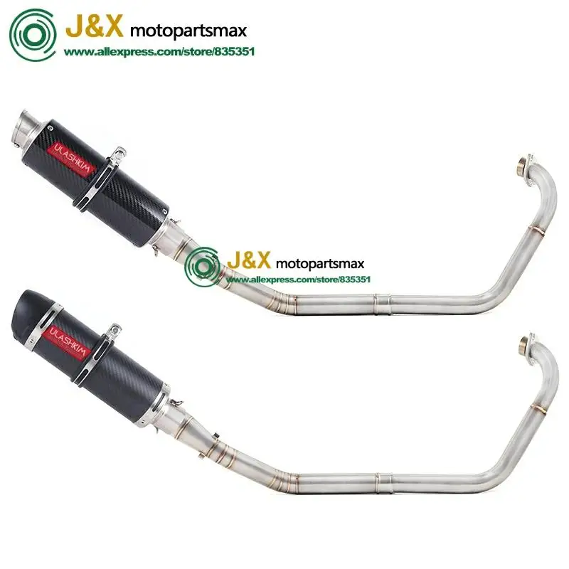 R125 Exhaust For Yamaha Yzf R125 Mt125 R15 Mt15 V1 V2 Mt-15 2008-2017 Motorcycle Muffler Db-Killer Exhaust Full System Escape